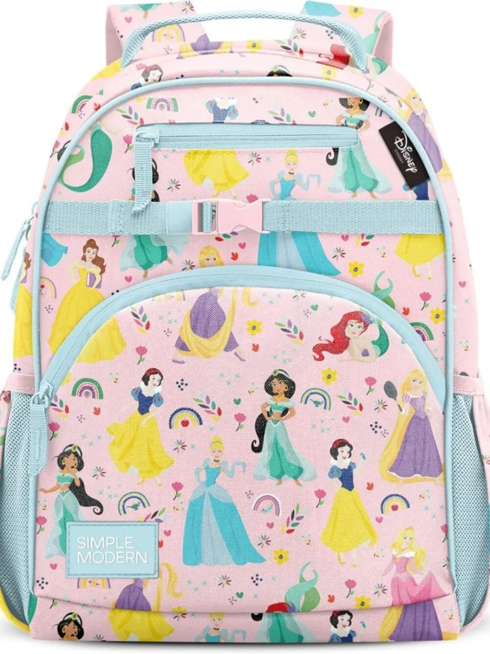Large Disney Kids Backpack for School | Princesses Design | 16